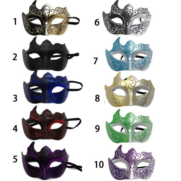 Dance Mask Masquerade Glossy Mask 2 2 2