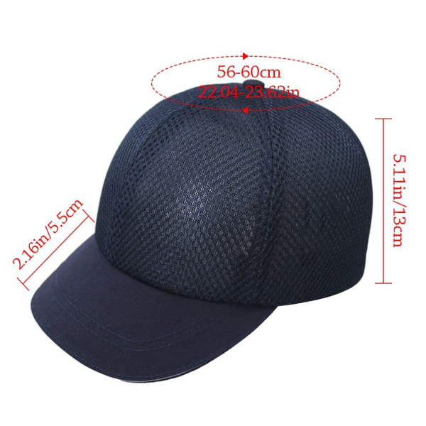 Sikkerhetshjelm Baseball Cap MØRKEGRÅ MØRKEGRÅ Dark grey