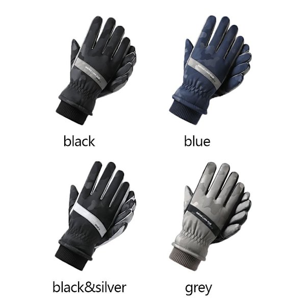 Varma handskar Ridhandskar BLÅ blue