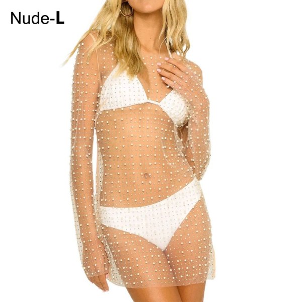Dame Cover Up Dress Bikini Cover Ups NUDE L L Nude L-L