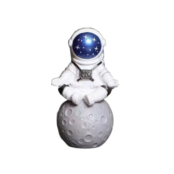 Astronautfigurer Spaceman Måneskulptur Dekorativ G G G