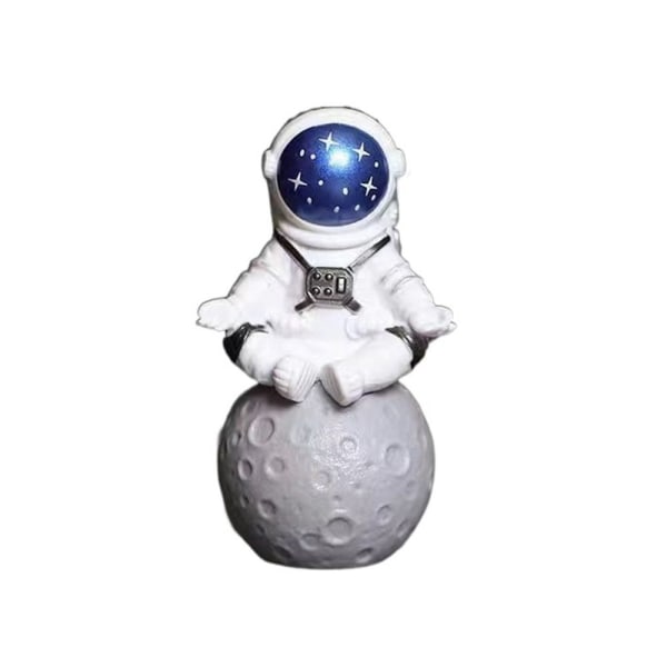 Astronautfigurer Spaceman Moon Skulptur Dekorativ G G G