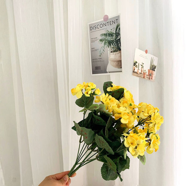 Konstgjord blomma Begonia blomma 2 2 2