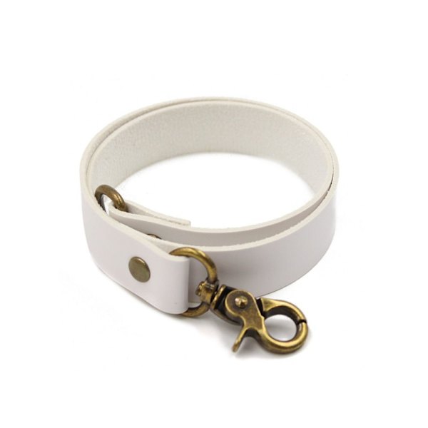 Gardinholder Rope Læder Tiebacks HVID white