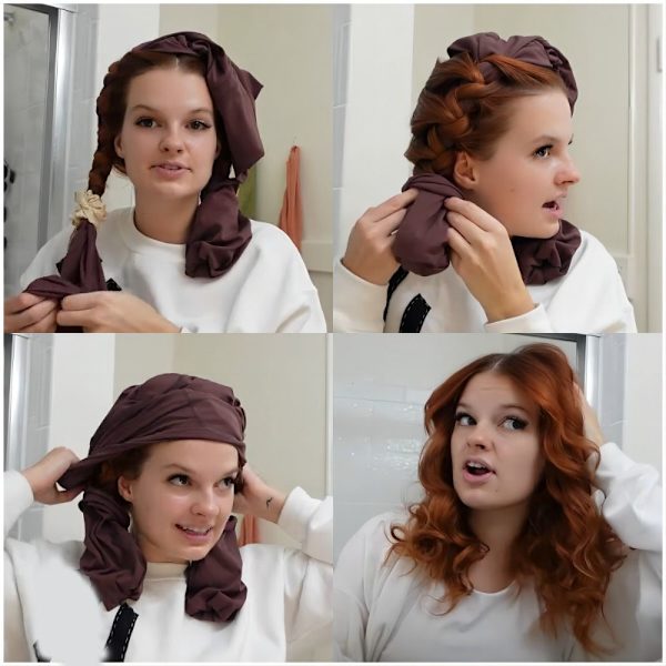 Heatless Hair Curler Curls Styling Tools SORT black