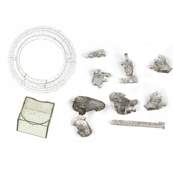 Crystal Puzzle Saturnus LÄPINÄVÄ transparent