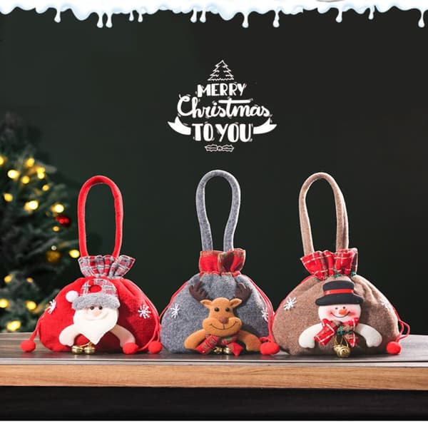 Julklappsdockapåsar Godispresentpåse REN Reindeer