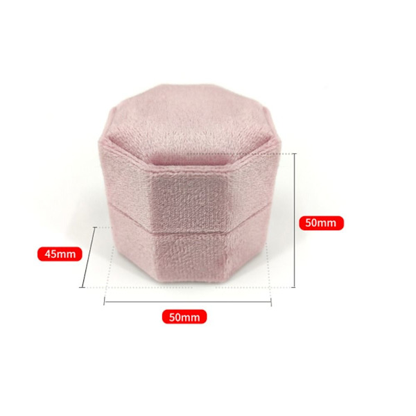 Velvet smykkeskrin Ring opbevaringsboks C C C