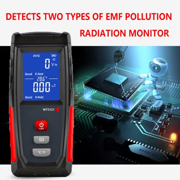 EMF-mittarin säteilynilmaisinmittari Smart Digital