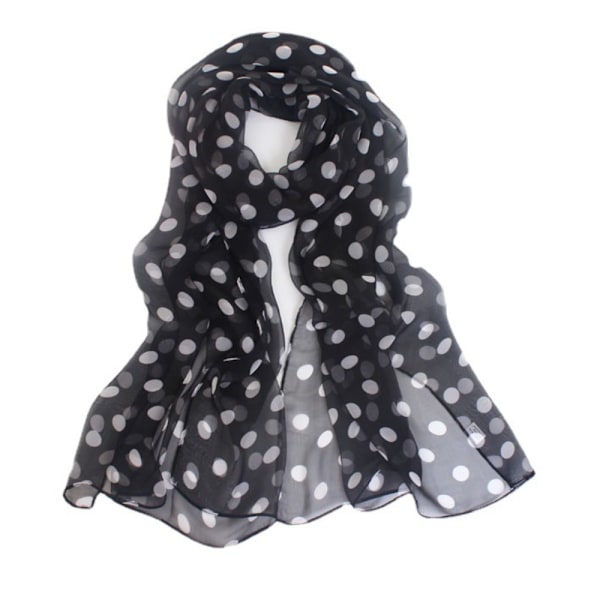 Polka Dot Scarf Silkkihuivi KELTAINEN Yellow