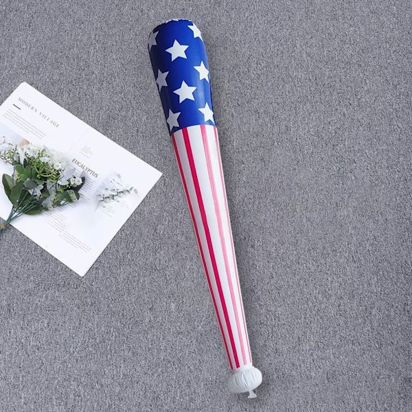 2st basebollträ uppblåsbar ballongsticka American Flag Print