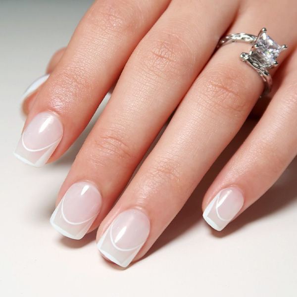 24stk False Nails Short Square JP2485 JP2485