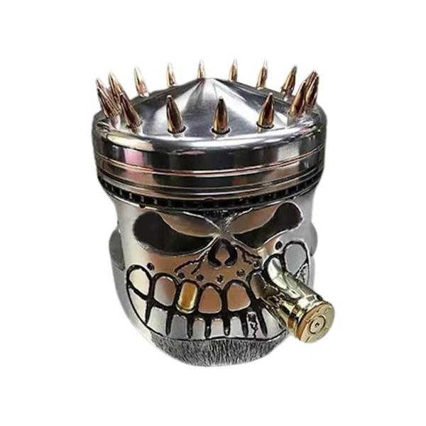 Carving Piston Skull Face Statue C C C