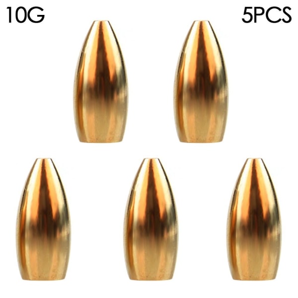 5stk/parti Kobber Fiskebly fald Messing 10G 10G 10g