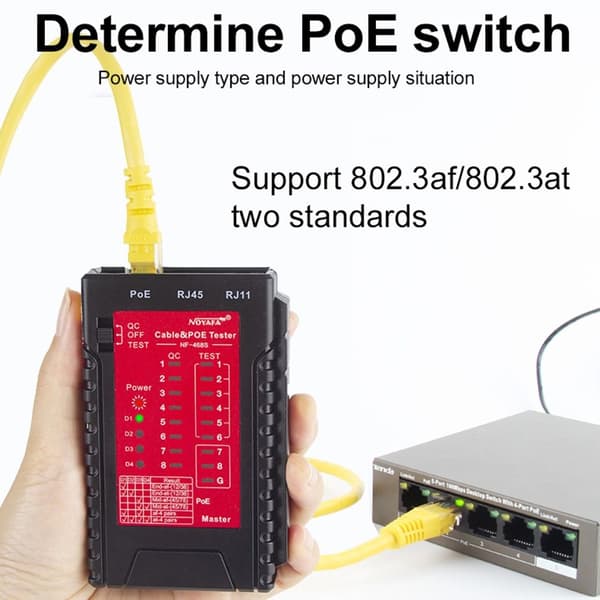 Nätverkskabeltestare Single Head Cable Checker Wire Test Tool