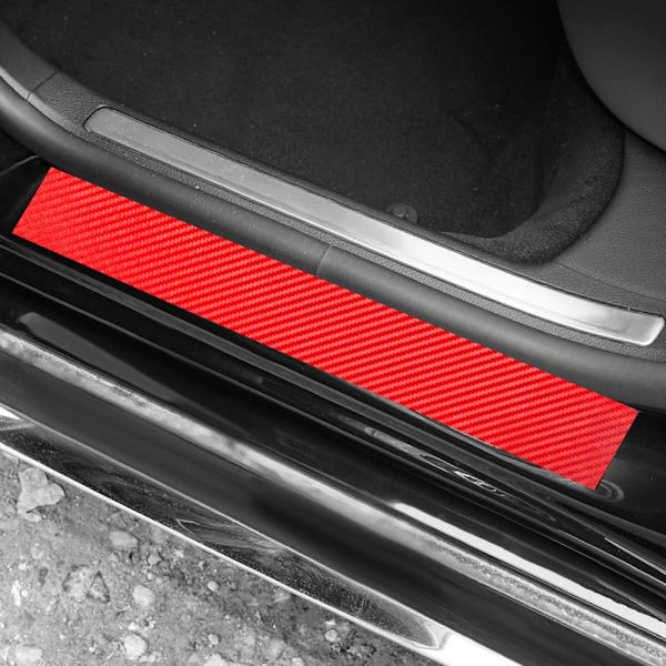 Auton takapuskurin tarra Auto Protective Pad PUNAINEN red