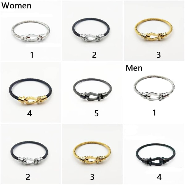 Hästskoarmband Par Armband HERR 7 HERR 7 Men 7
