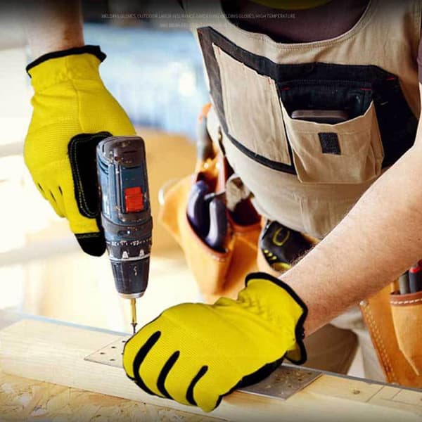 Arbejdshandsker Touch Screen Handsker GRÅ L L Grey L-L
