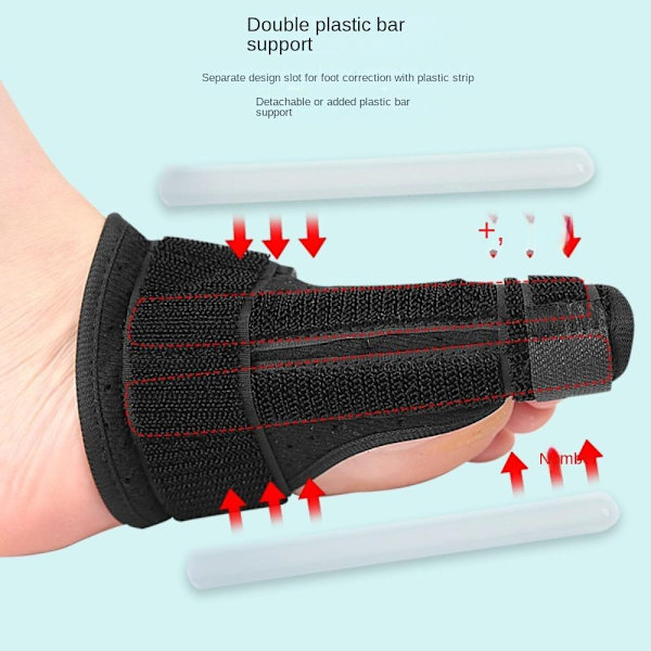 Tå Valgus Corrector Tåseparator HØJRE HØJRE Right