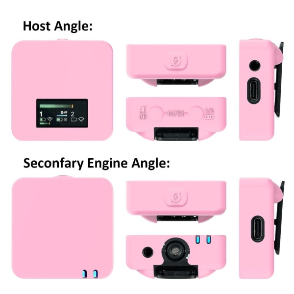 Beskyttelsesetui Mikrofonsystem PINK Pink