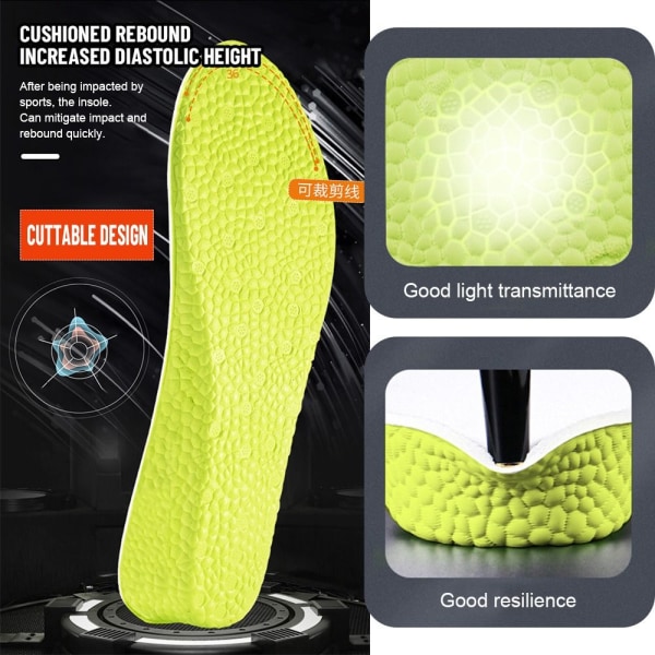 Shoe Lift Memory Bomull Innersula 37-382,5CM 2,5CM 37-382.5cm
