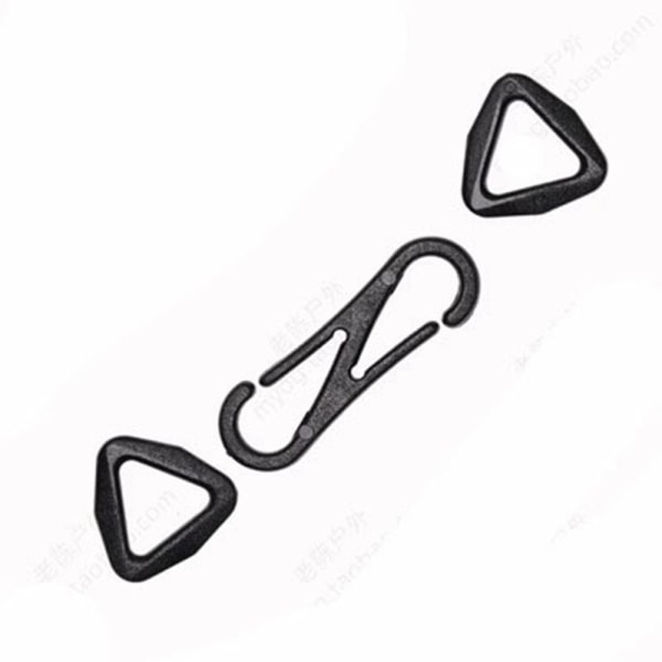 10 stk Karabinkroker Ryggsekkspenner TRIANGLE SHAPE TRIANGLE SHAPE Triangle Shape