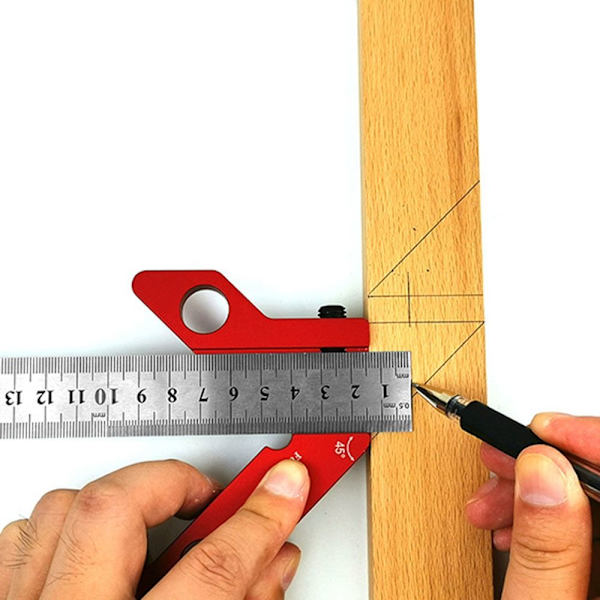 Træbearbejdning Scribe Tool Center Finder XY lineal