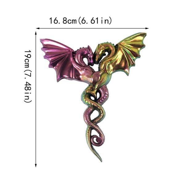 Lovers Dragon Silikoneform Harpiksforme Støbeform