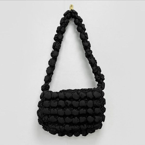 Fold Cloud Underarm Taske Skuldertasker SORT black