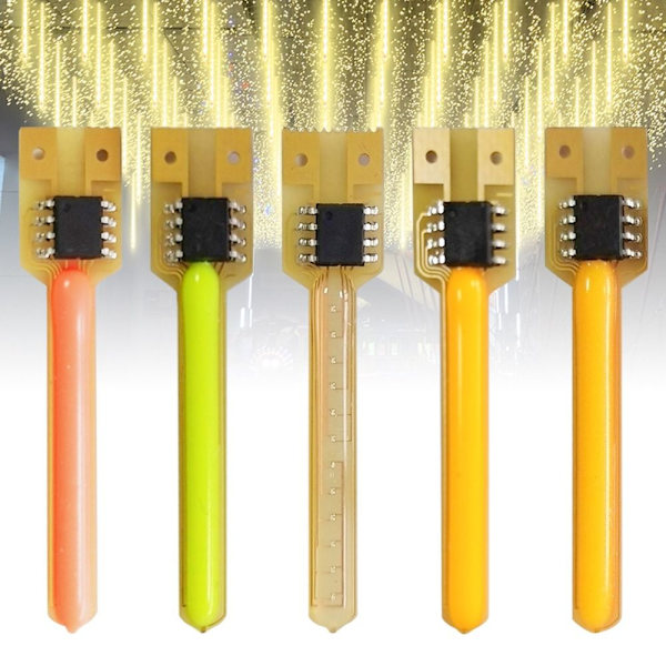 4stk Meteor Shower Filament GUL yellow