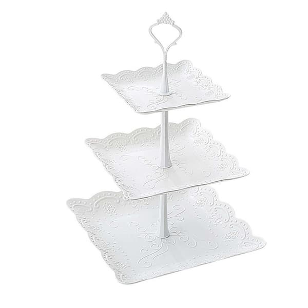 2 sæt Cupcake Tower Stand Dessert Stand Holder Serveringsdisplay