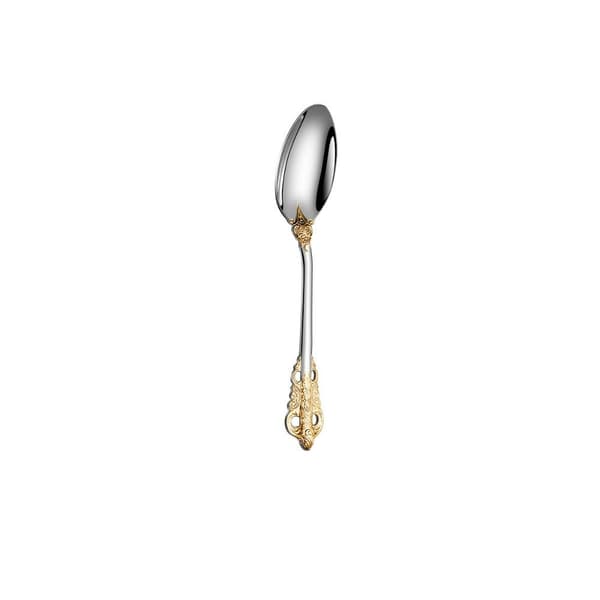 4 stk Rustfritt Stål Retro Servisesett Rustfritt Stål small spoon