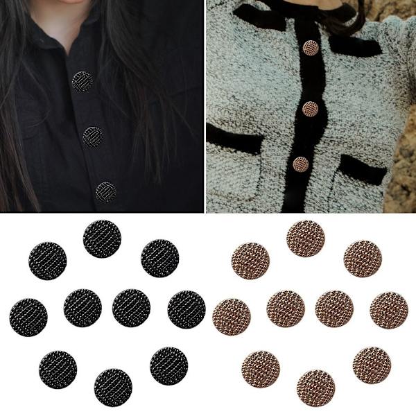 20st metallknappar skjortaknappar SVART 18MM20ST 20ST black 18MM20pcs-20pcs