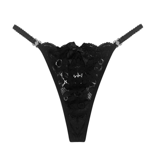 Thong blondetrusser SORT M Black M