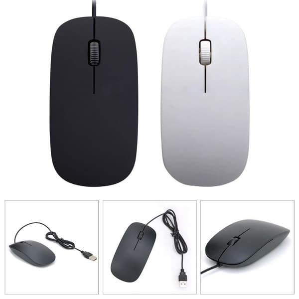 Forr Wired Mouse USB Optics MUSTA black