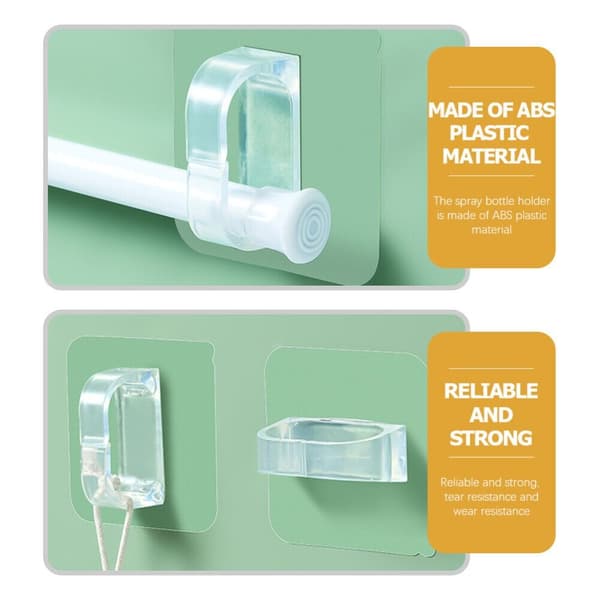 2Pcs/4Pcs Circle Hooks Ring Sticky Hooks LUKKET HÆNGERING Closed Hanging Ring