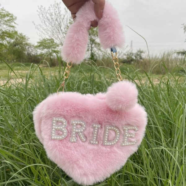 Babe Hjertetaske Brude Brusebad PINK Pink | Pink | Fyndiq