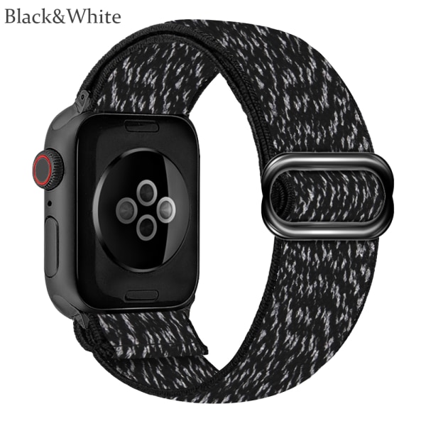 Nylon för Apple Watch band Black&White