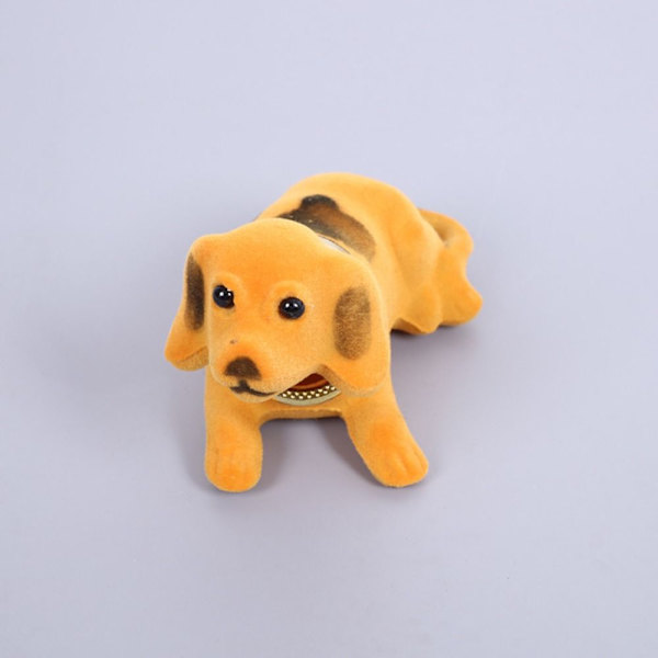 Autokoristeet Shaking Head Dog Doll KELTAINEN yellow