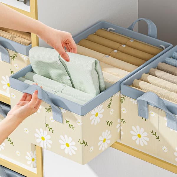 Klädförvaringsbox Separatorboxar BLÅ blue