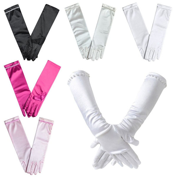 Häähanskat Princess Gloves MUSTA L Black L