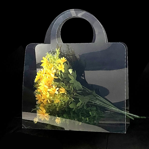 Transparent Flower Box Bukett Blomma Förpackningspåsar RECTANGLE Rectangle Shape