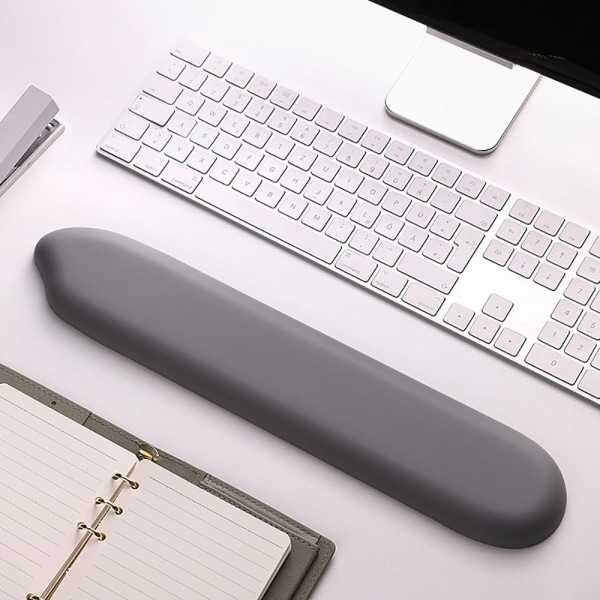 Håndleddsstøtte Musematte Tastaturpute TASTATURPAD-GRÅTT TASTATUR Keyboard Pad-Grey