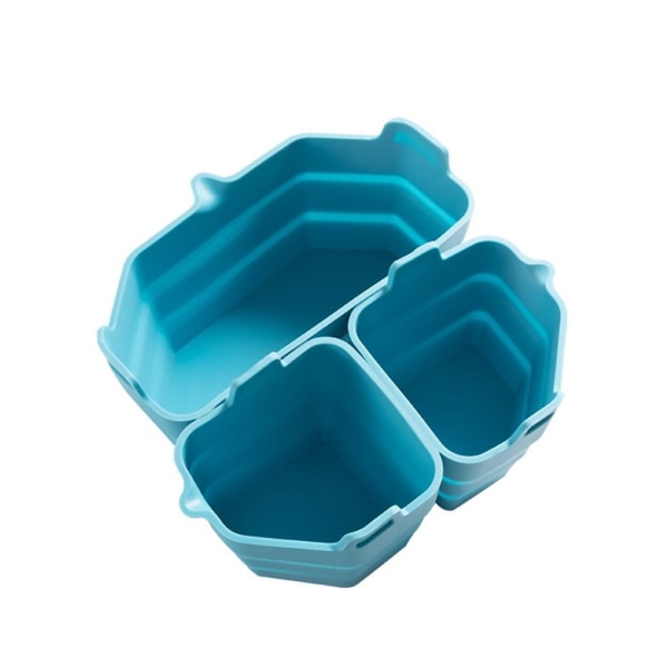 Foldbare Slow Cooker Liners Slow Cooker Divider Liner BLÅ blue