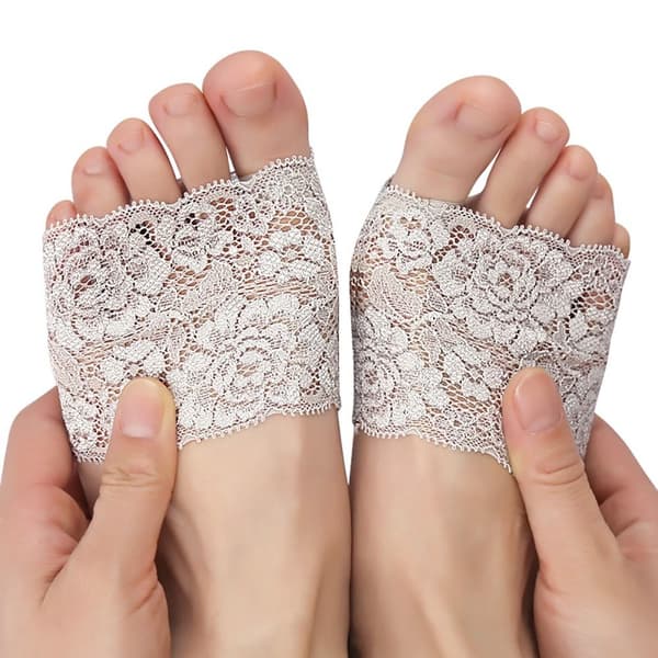 2 par Halv Sokker Dame Slide Sandal Sokker 2 2 2