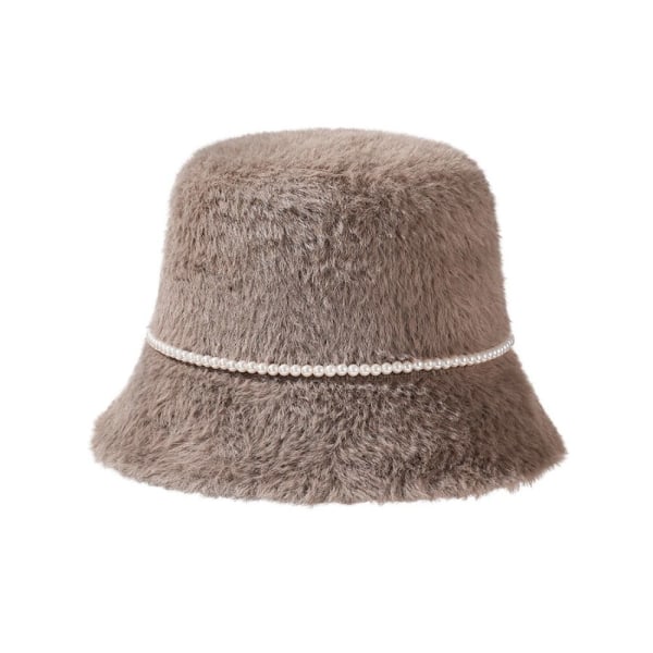 Plysj Buket Hat Fisherman Hat SVART black