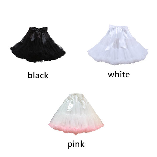 Underkjoler Nederdel SORT ONE SIZE black One Size