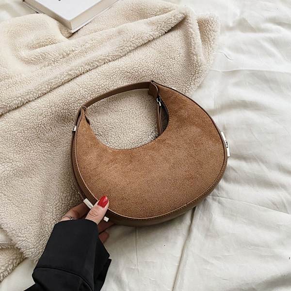 Olkalaukut naisille Scrub Leather Trend Bag KHAKI Khaki