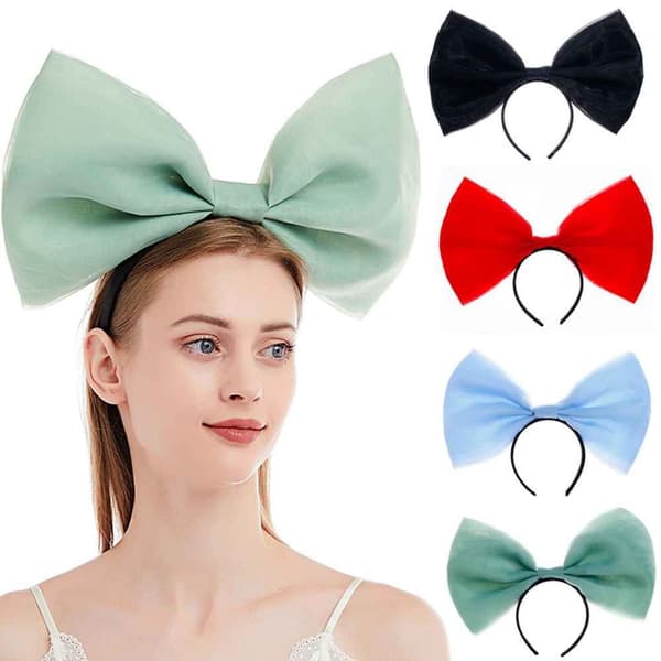 Hårbåge Bowknot Hårband LILA purple