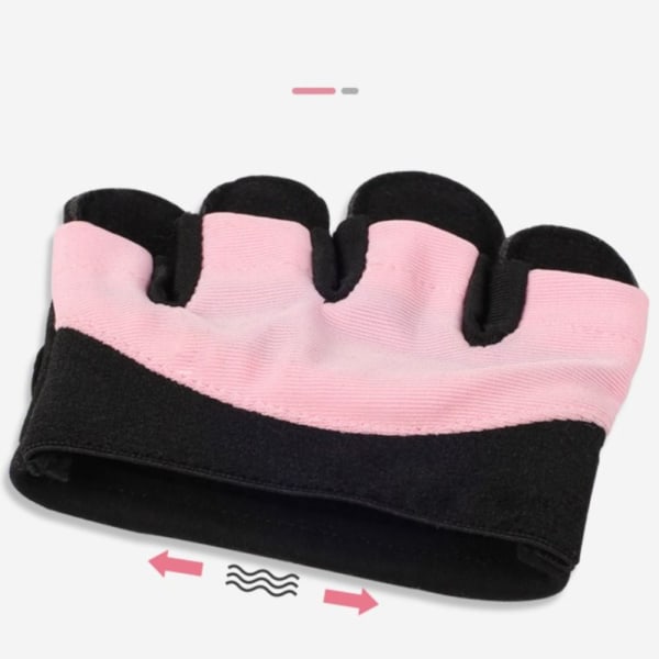 Rukkaset Half Finger Gloves PINK L Pink L